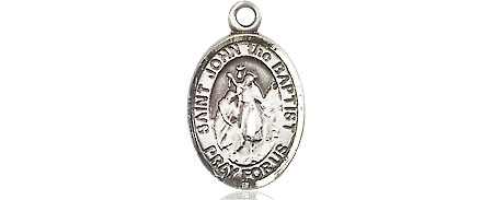 Sterling Silver Saint John the Baptist Medal