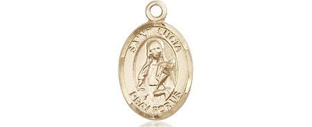 14kt Gold Filled Saint Lucia of Syracuse Medal