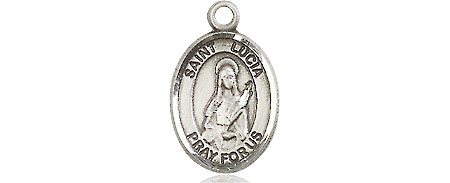 Sterling Silver Saint Lucia of Syracuse Medal