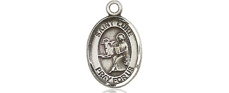 Sterling Silver Saint Luke the Apostle Medal