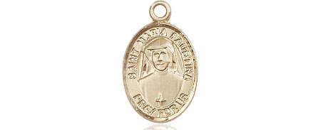 14kt Gold Filled Saint Maria Faustina Medal