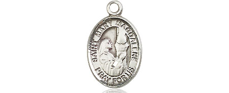 Sterling Silver Saint Mary Magdalene Medal