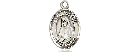 Sterling Silver Saint Martha Medal