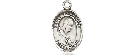 Sterling Silver Saint Philomena Medal