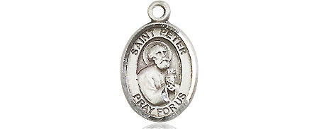 Sterling Silver Saint Peter the Apostle Medal