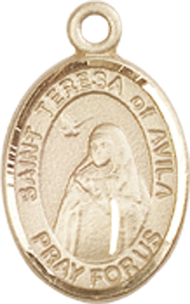 14kt Gold Filled Saint Teresa of Avila Medal