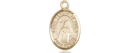 14kt Gold Filled Saint Teresa of Avila Medal