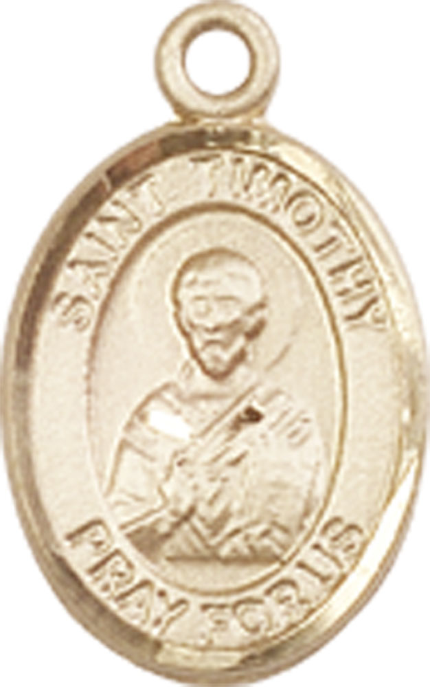 14kt Gold Filled Saint Timothy Medal