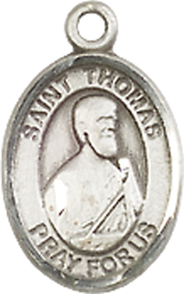 Sterling Silver Saint Thomas the Apostle Medal