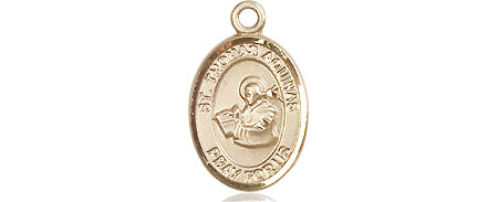 14kt Gold Filled Saint Thomas Aquinas Medal