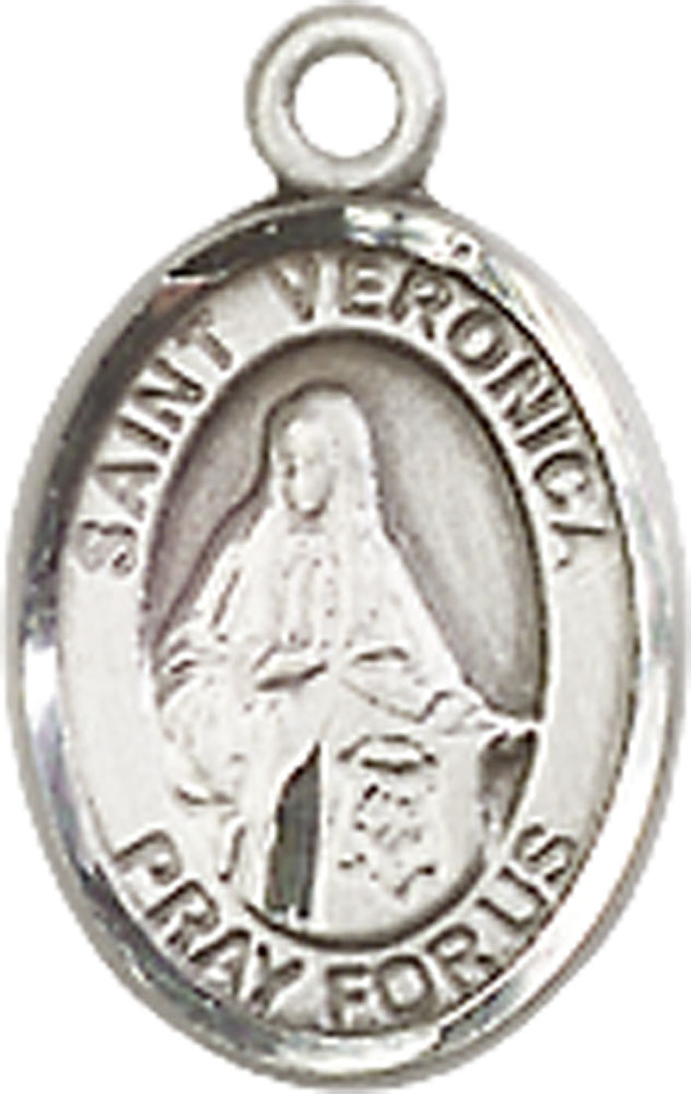 Sterling Silver Saint Veronica Medal