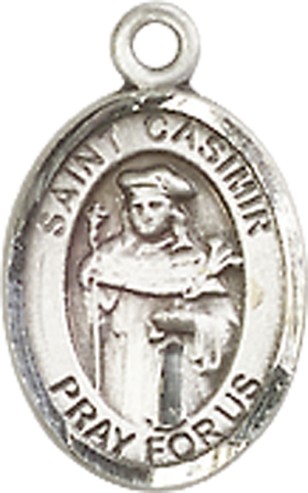 Sterling Silver Saint Casimir of Poland Medal