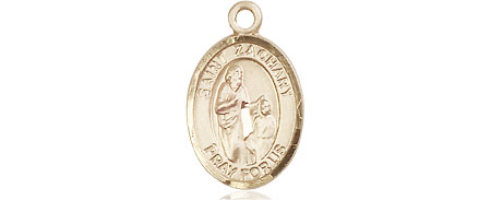 14kt Gold Filled Saint Zachary Medal