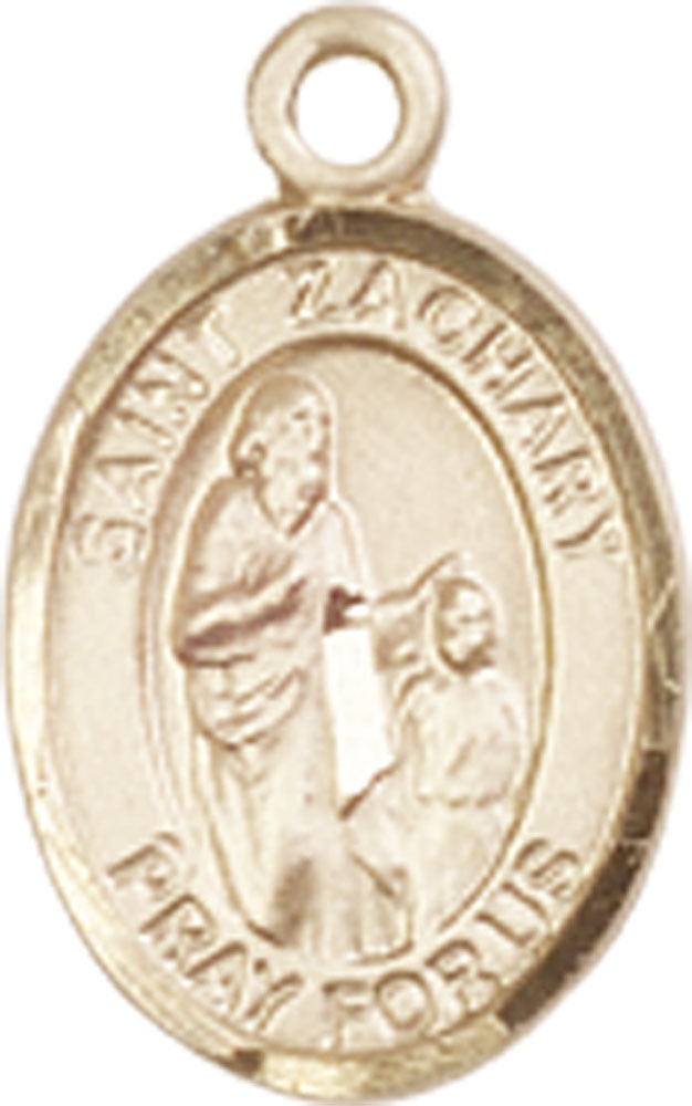 14kt Gold Filled Saint Zachary Medal