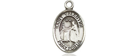 Sterling Silver Saint Valentine of Rome Medal