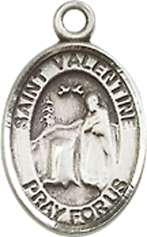 Sterling Silver Saint Valentine of Rome Medal