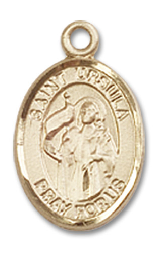 14kt Gold Filled Saint Ursula Medal