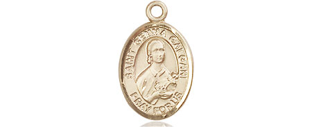 14kt Gold Filled Saint Gemma Galgani Medal