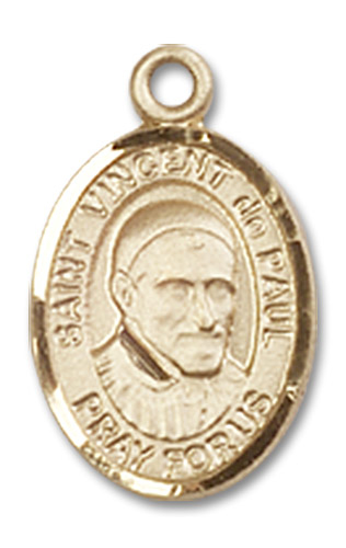 14kt Gold Filled Saint Vincent de Paul Medal
