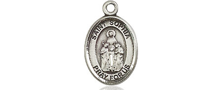 Sterling Silver Saint Sophia Medal
