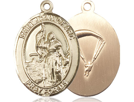 14kt Gold Saint Joan of Arc Paratrooper Medal