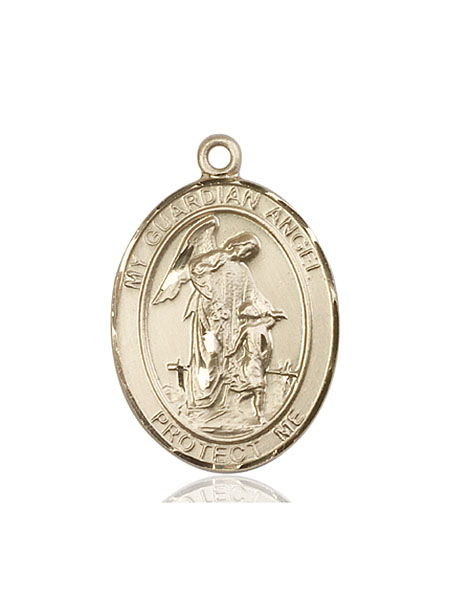 14kt Gold Guardian Angel Paratrooper Medal