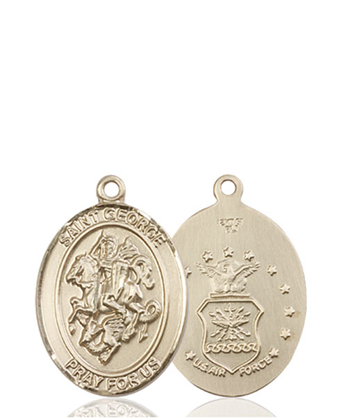 14kt Gold Saint George Air Force Medal