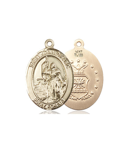 14kt Gold Saint Joan of Arc Air Force Medal