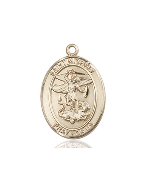 14kt Gold Saint Michael Paratrooper Medal
