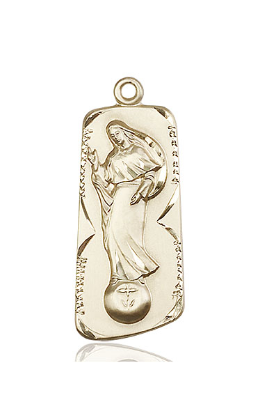 14kt Gold Our Lady of Mental Peace Medal