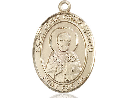14kt Gold Filled Saint John Chrysostom Medal
