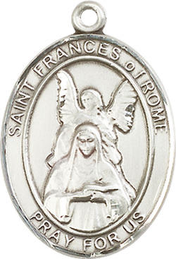 Sterling Silver Saint Frances of Rome Medal