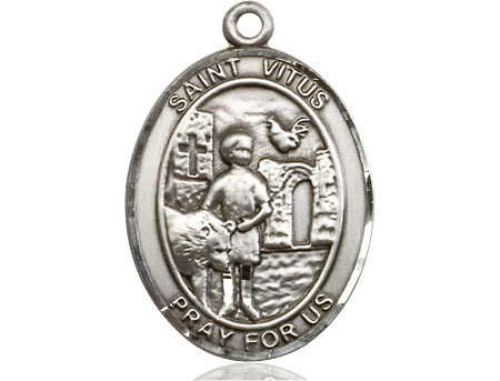 Sterling Silver Saint Vitus Medal