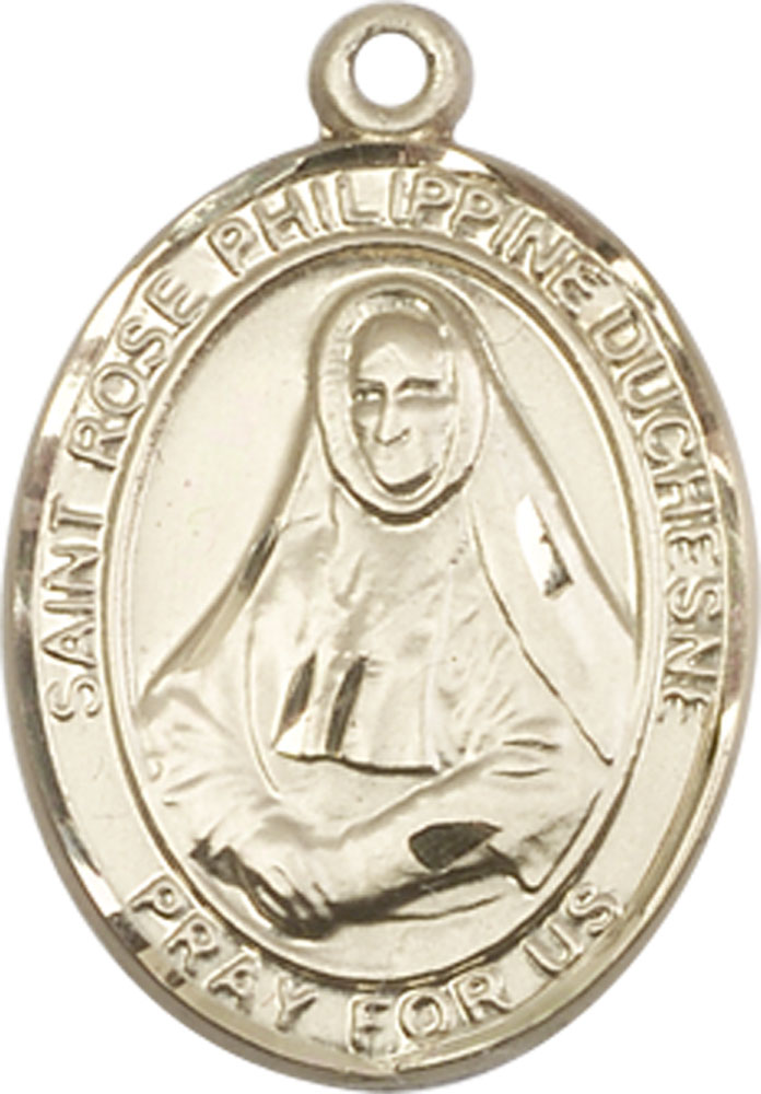 14kt Gold Filled Saint Rose Philippine Medal