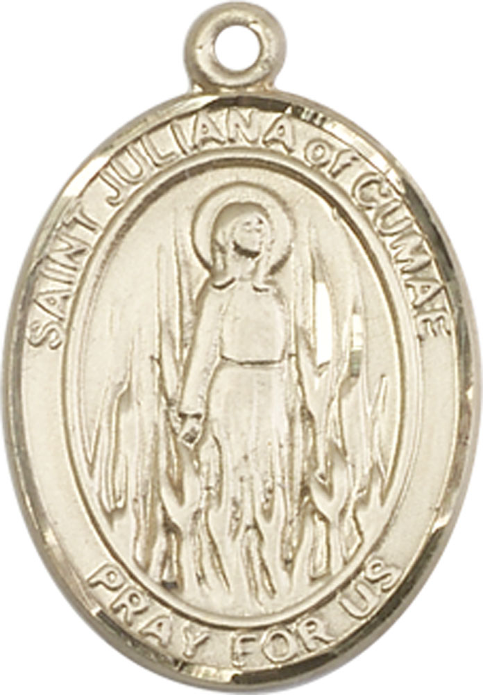 14kt Gold Filled Saint Juliana Medal