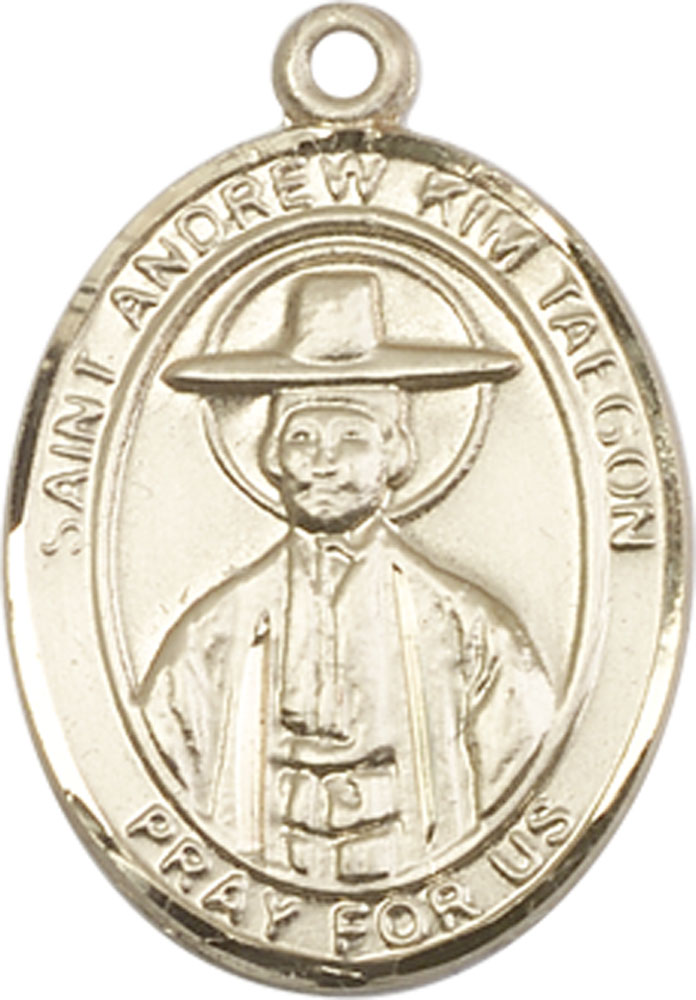 14kt Gold Filled Saint Andrew Kim Taegon Medal