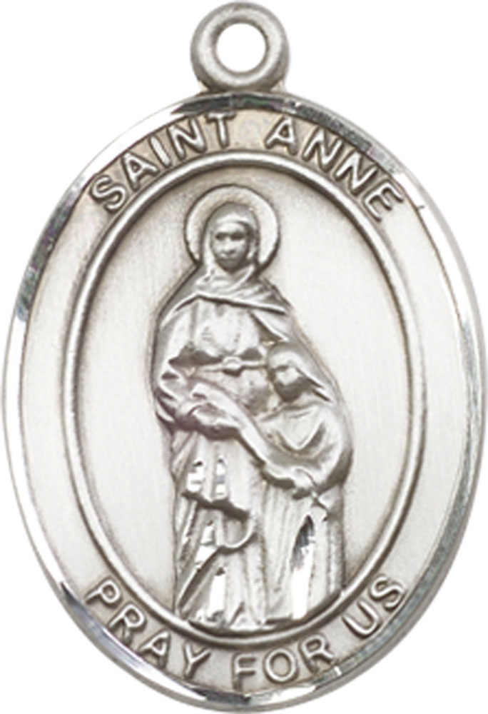 Sterling Silver Saint Anne Medal