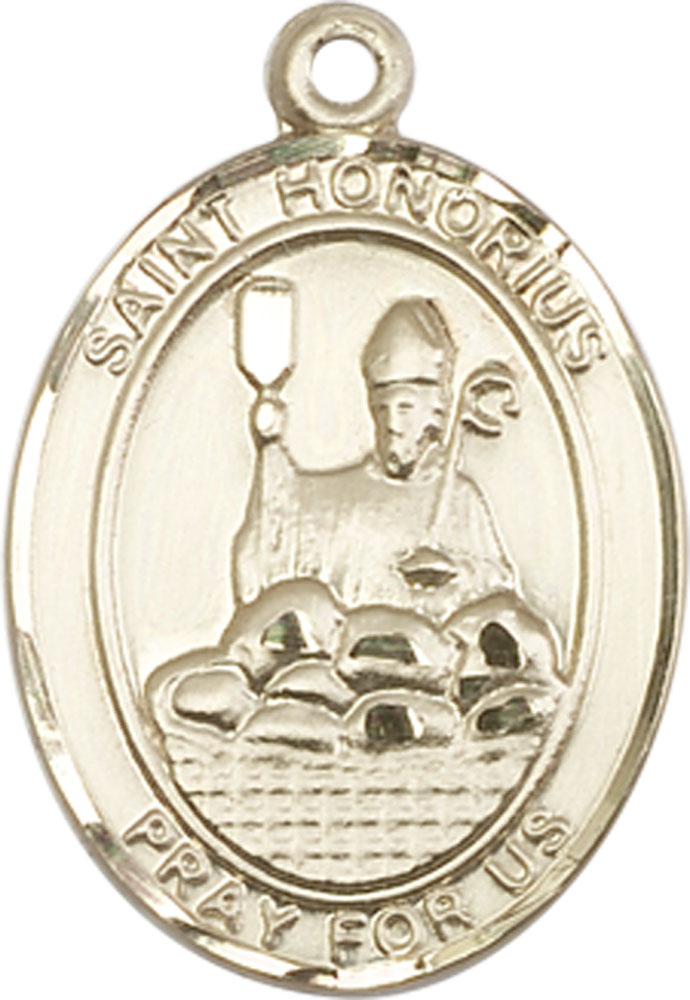 14kt Gold Filled Saint Honorius Medal