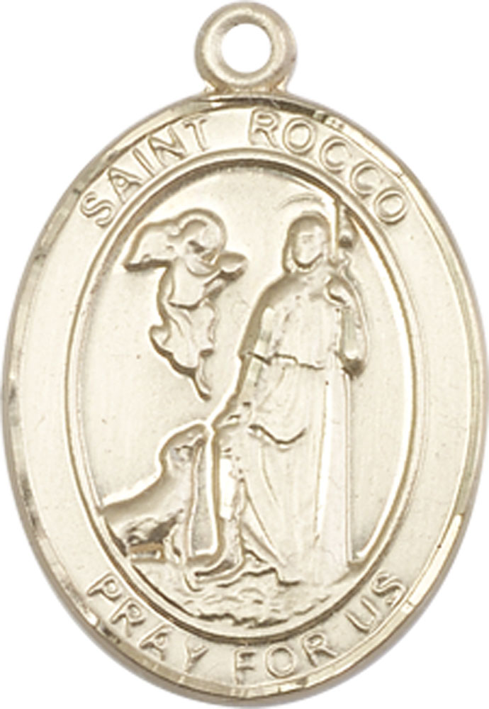14kt Gold Filled Saint Rocco Medal
