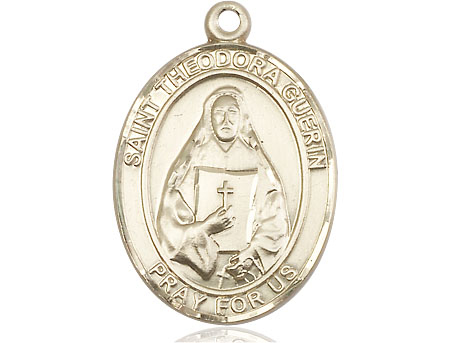 14kt Gold Filled Saint Theodora Medal