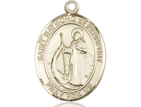 14kt Gold Filled Saint Raymond of Penafort Medal