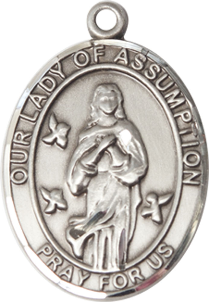 Sterling Silver Our Lady of Assumption Medal