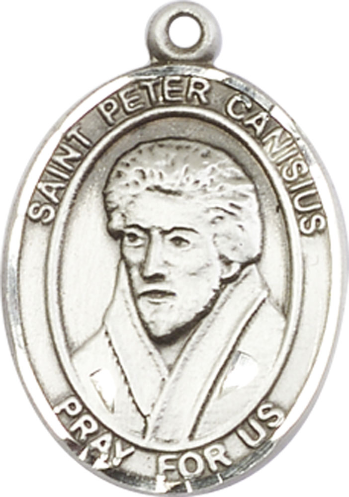 Sterling Silver Saint Peter Canisius Medal