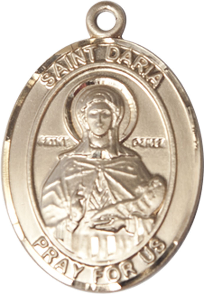 14kt Gold Filled Saint Daria Medal