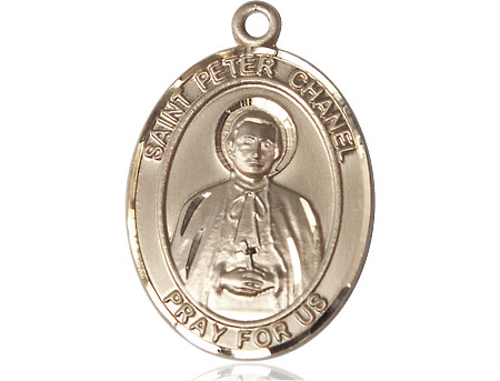 14kt Gold Filled Saint Peter Chanel Medal