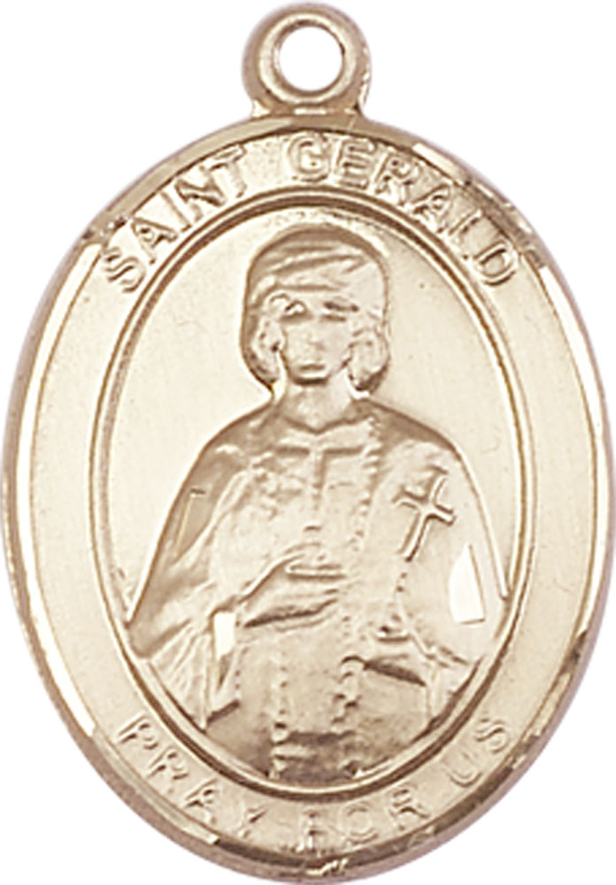 14kt Gold Filled Saint Gerald Medal