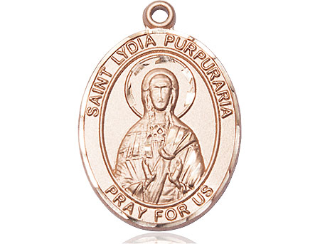 14kt Gold Filled Saint Lydia Purpuraria Medal