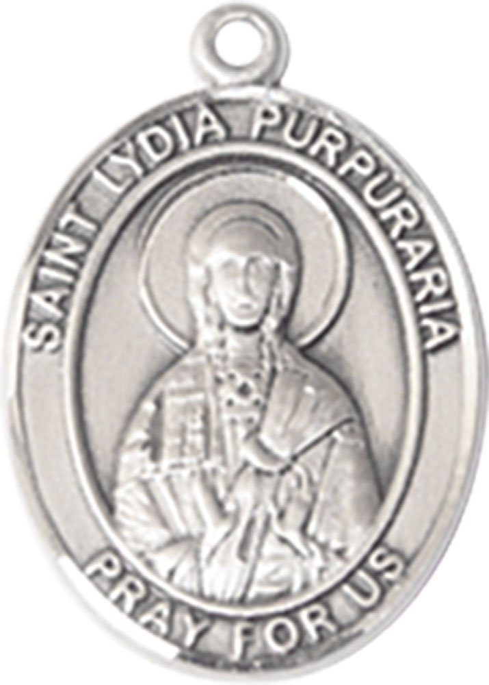 Sterling Silver Saint Lydia Purpuraria Medal