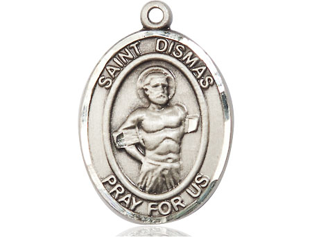 Sterling Silver Saint Dismas Medal