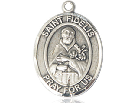 Sterling Silver Saint Fidelis Medal